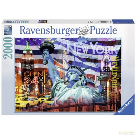 RAVENSBURGER 2000 el. New York Collage [PUZZLE]