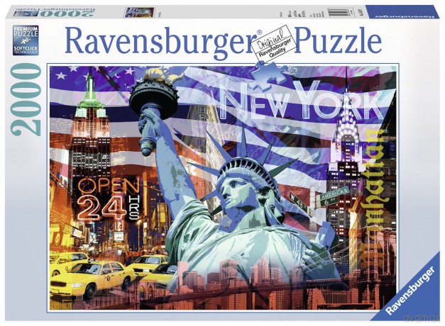 RAVENSBURGER 2000 el. New York Collage [PUZZLE]