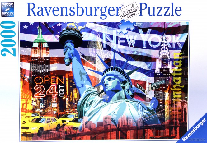 RAVENSBURGER 2000 el. New York Collage [PUZZLE]