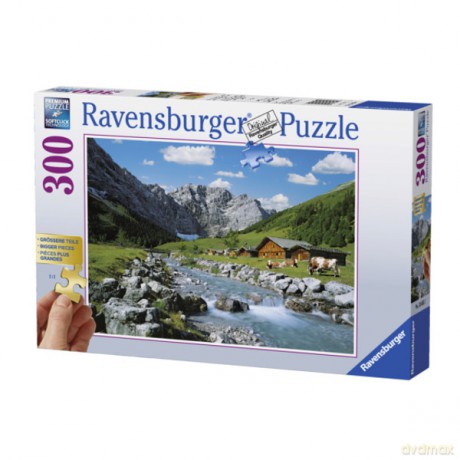 RAVENSBURGER 300 el. XXL Góry Karwendel [PUZZLE]