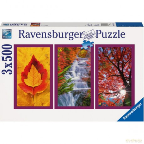 RAVENSBURGER 3x500 el. Jesienna impresja [PUZZLE]