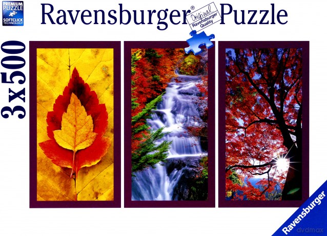 RAVENSBURGER 3x500 el. Jesienna impresja [PUZZLE]
