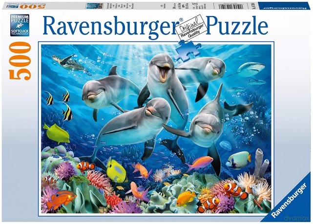 RAVENSBURGER 500 el. Delfiny [PUZZLE]