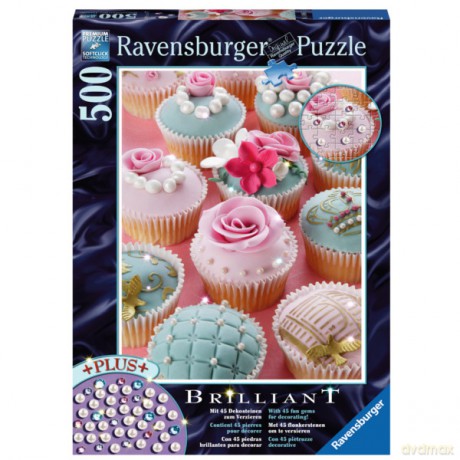 RAVENSBURGER 500 el. Lukrowe babeczki dekor. [PUZZLE]