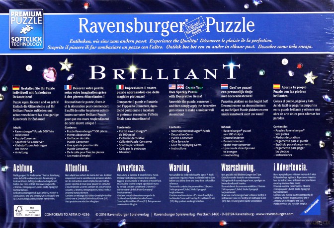 RAVENSBURGER 500 el. Lukrowe babeczki dekor. [PUZZLE]