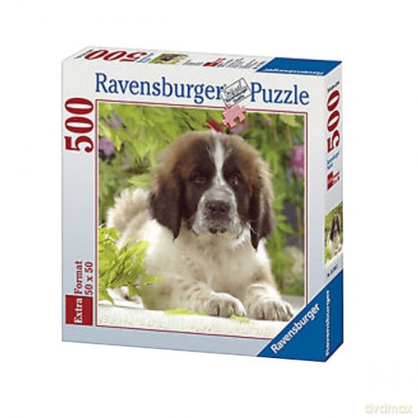 RAVENSBURGER 500 el. Szczenię Bernardyna [PUZZLE]