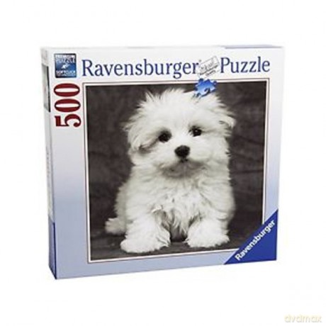 RAVENSBURGER 500 el. Szczenię Maltańczyka [PUZZLE]