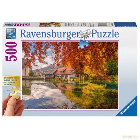 RAVENSBURGER 500 el. XXL Spokojny młyn [PUZZLE]