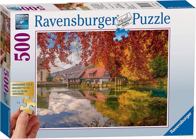 RAVENSBURGER 500 el. XXL Spokojny młyn [PUZZLE]
