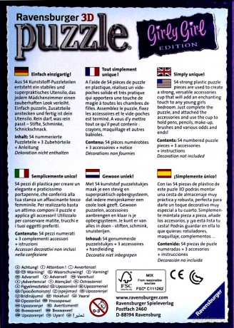 RAVENSBURGER 54 el. Przybornik jednorożec [PUZZLE]