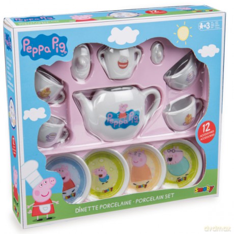 SMOBY Świnka Peppa, Porcelana