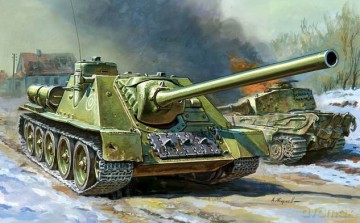 ZVEZDA SU100 Soviet Self Propelled gun