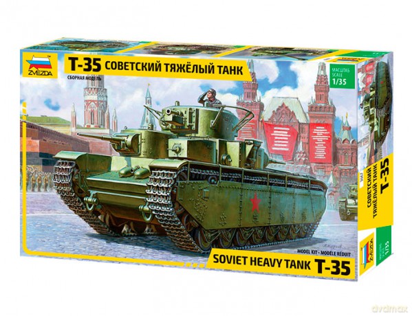 ZVEZDA T35 Heavy Soviet tank
