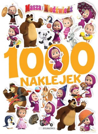 1000 naklejek. Masza i Niedźwiedź [KSIĄŻKA]