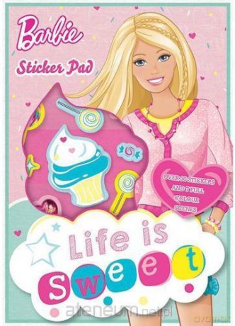 Barbie. Life is sweet - Blok z naklejkami