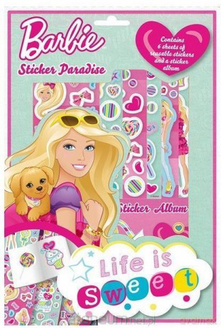 Barbie. Life is sweet - Naklejki z albumem