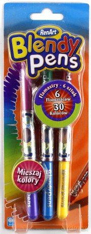 Blendy pens - Mazaki - 6 sztuk