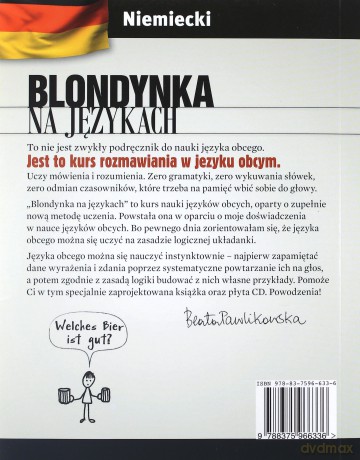 Blondynka na językach - Niemiecki - Beata Pawlikowska [KSIĄŻKA]