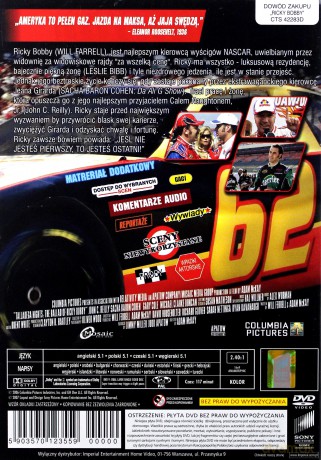Ricky Bobby - Demon prędkości [DVD]