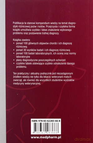 Diagnostyka różnicowa psów i kotów - Christian F. Schrey [KSIĄŻKA]