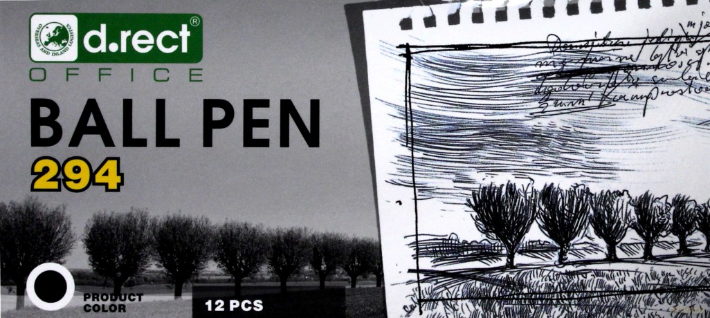 Długopis 294 czarny (12 szt)