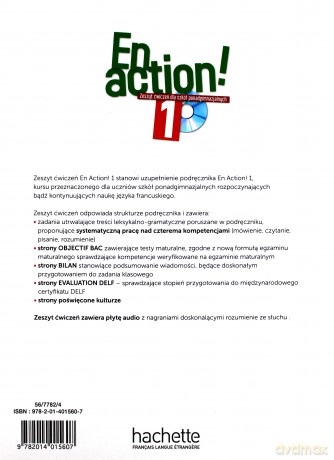 En Action 1 zeszyt ćwiczeń - Fabienne Gallon, Celine Himber [KSIĄŻKA]