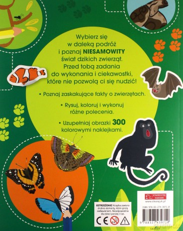 Faktozabawa. Dzikie zwierzęta. Książka z zadaniami [KSIĄŻKA]