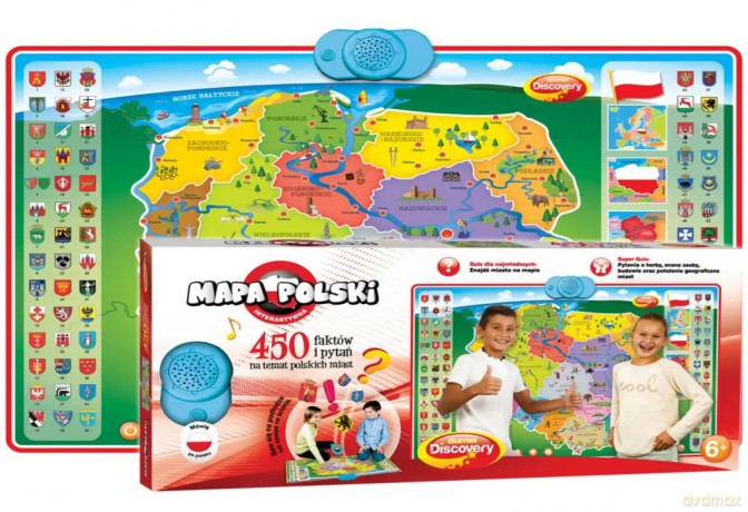 Interaktywna mapa Polski