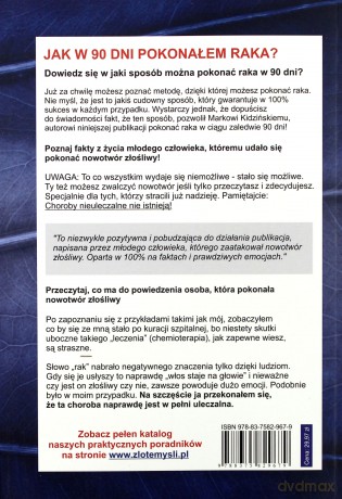 Jak w 90 dni pokonałem raka - Marek Kidziński [KSIĄŻKA]