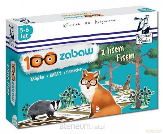 Kapitan Nauka. 100 zabaw z lisem Fisem [KSIĄŻKA]