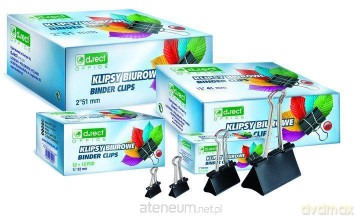 Klipsy biurowe 15 mm (12 szt)