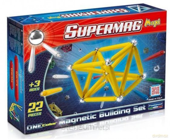Klocki konstrukcyjne. SupermagMaxi One Color 22 [KLOCKI]