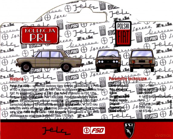 Kolekcja PRL-u Fiat 125P - Rajdowe, 2 kolory