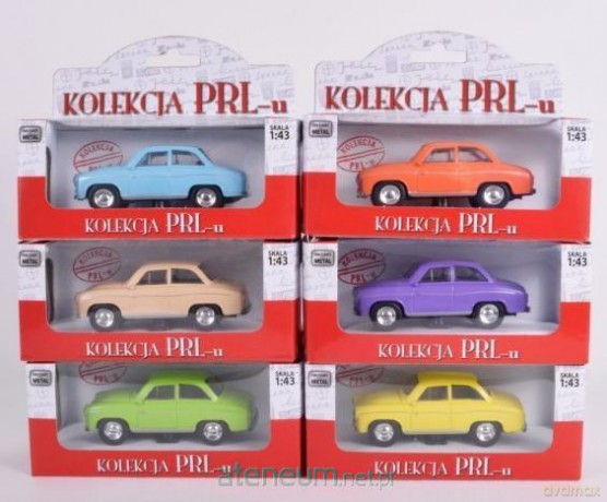 Kolekcja PRL-u Syrena 104, 6 kolorów