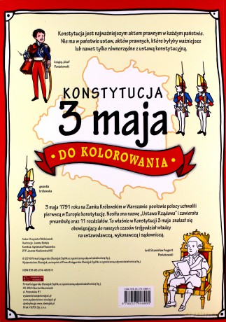 Konstytucja 3 maja do kolorowania [KSIĄŻKA]