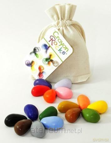 Kredki Crayon Rocks w bawełnianym woreczku - 16 kolorów