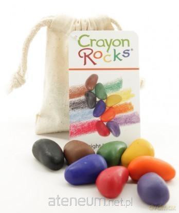 Kredki Crayon Rocks w bawełnianym woreczku - 8 kolorów