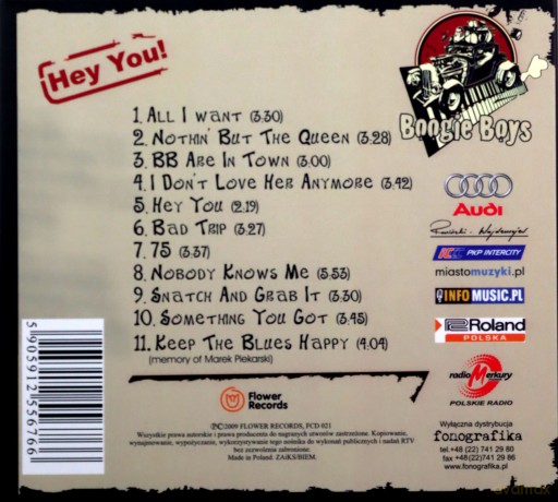 Boogie Boys: Hey You! (digipack) [CD]