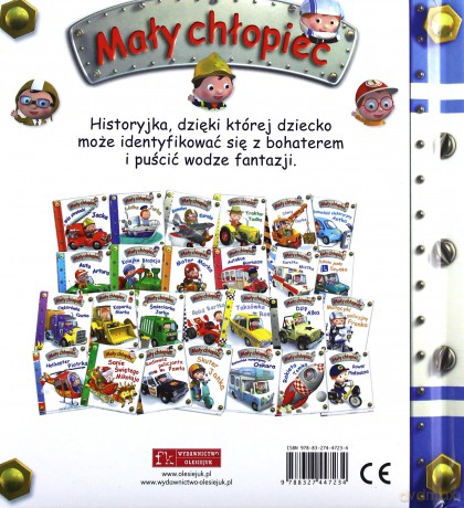 Mały chłopiec. Motocykl policyjny Franka - Emilie Beaumont, Nathalie Belineau [KSIĄŻKA]