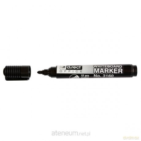 Marker permanentny 3160 czarny (12 szt)