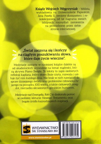 Medytacje nad Ewangelią. Rok C - ks. Wojciech Węgrzyniak [KSIĄŻKA]