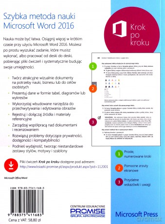 Microsoft Word 2016. Krok po kroku - Joan Lambert [KSIĄŻKA]