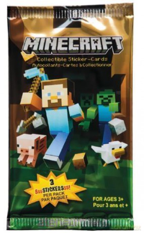 Minecraft. Kolekcja kart i naklejek w saszetkach [KARTY]