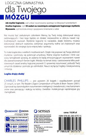 Myślę, więc jestem. 50 łamigłówek wspomagających logiczne myślenie - Charles Phillips [KSIĄŻKA]