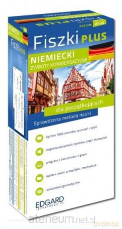 Niemiecki Fiszki PLUS. Zwroty konwersacyjne dla początkujących - Ewa Kędzierska, Eliza Chabros, Zuzanna Pytlińska [KSIĄŻKA]