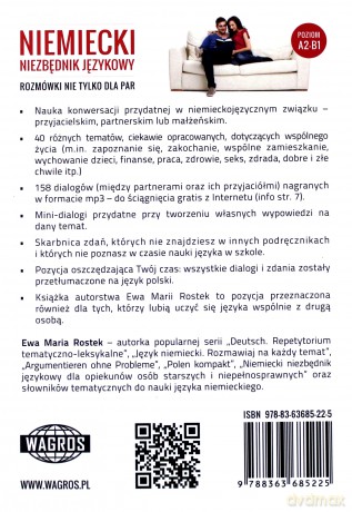 Niemiecki niezbędnik językowy - Ewa Maria Rostek [KSIĄŻKA]