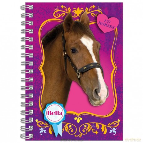 Notes Spiralny A6 Konie (10 szt)