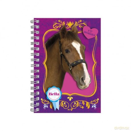 Notes Spiralny A6 Konie (10 szt)