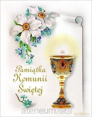Pamiątka Komunii Świętej (niezapominajki) [KSIĄŻKA]
