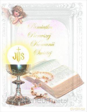 Pamiątka Pierwszej Komunii Świętej (różaniec) [KSIĄŻKA]